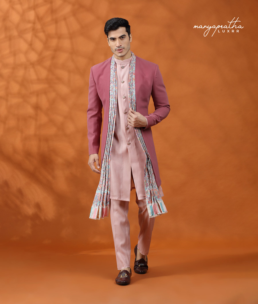 PASHMINA ART SHERWANI1