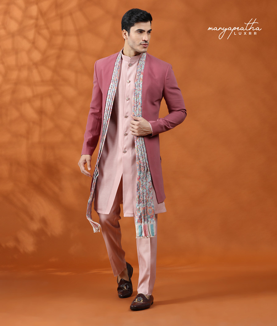 PASHMINA ART SHERWANI2