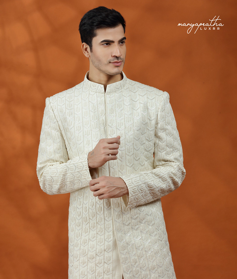 MONOTONE FRENCH SHERWANI1