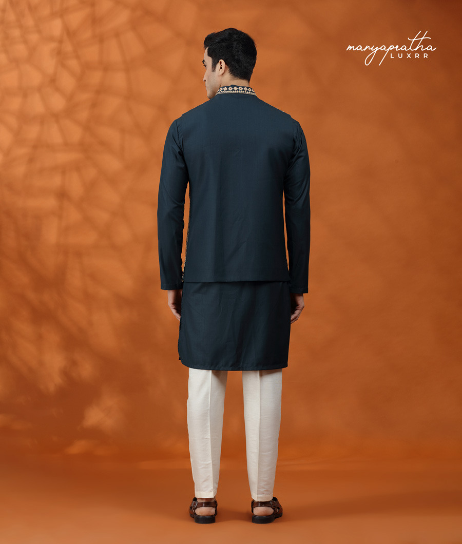ZEAL DOUBLE DRAPE SHERWANI5
