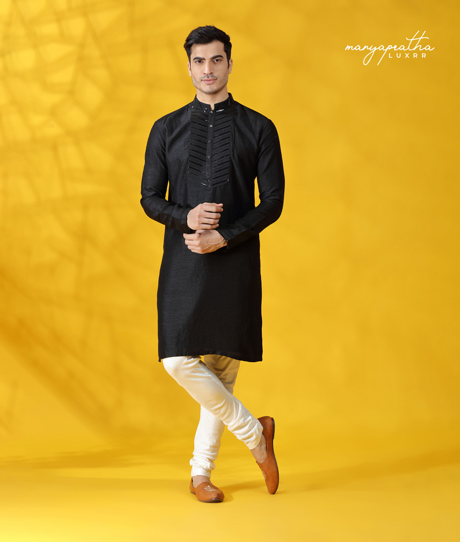 Black Polymer Kurta2