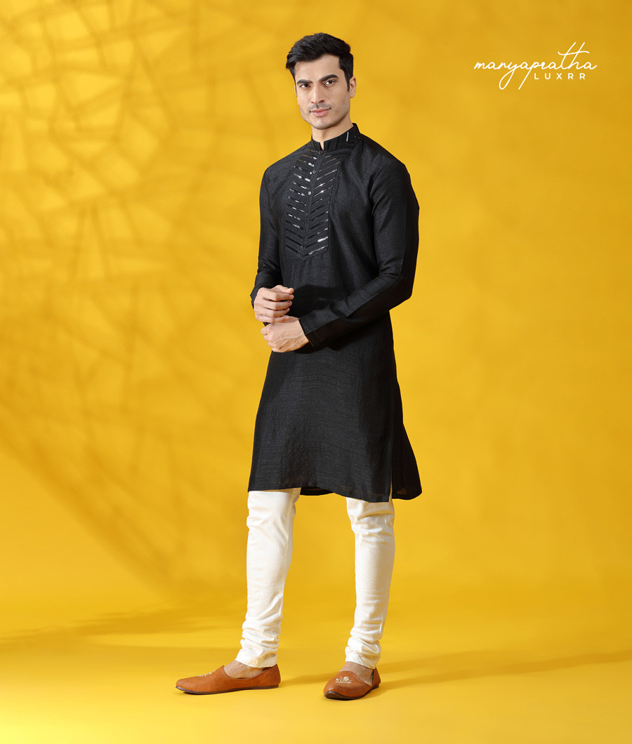 Black Polymer Kurta3