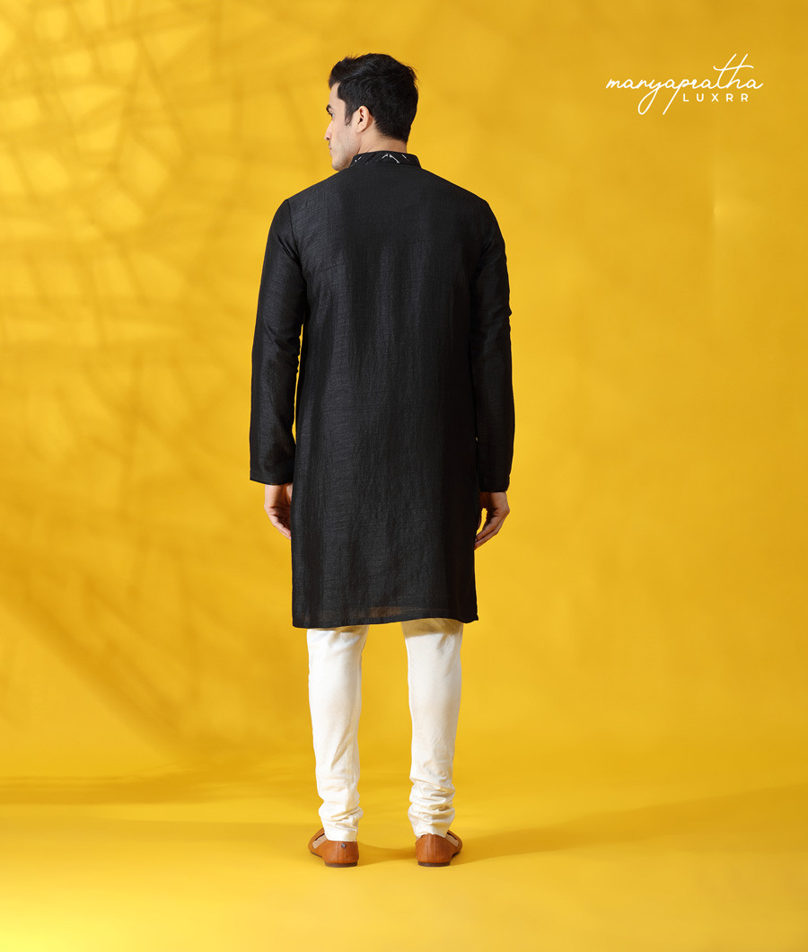 Black Polymer Kurta4