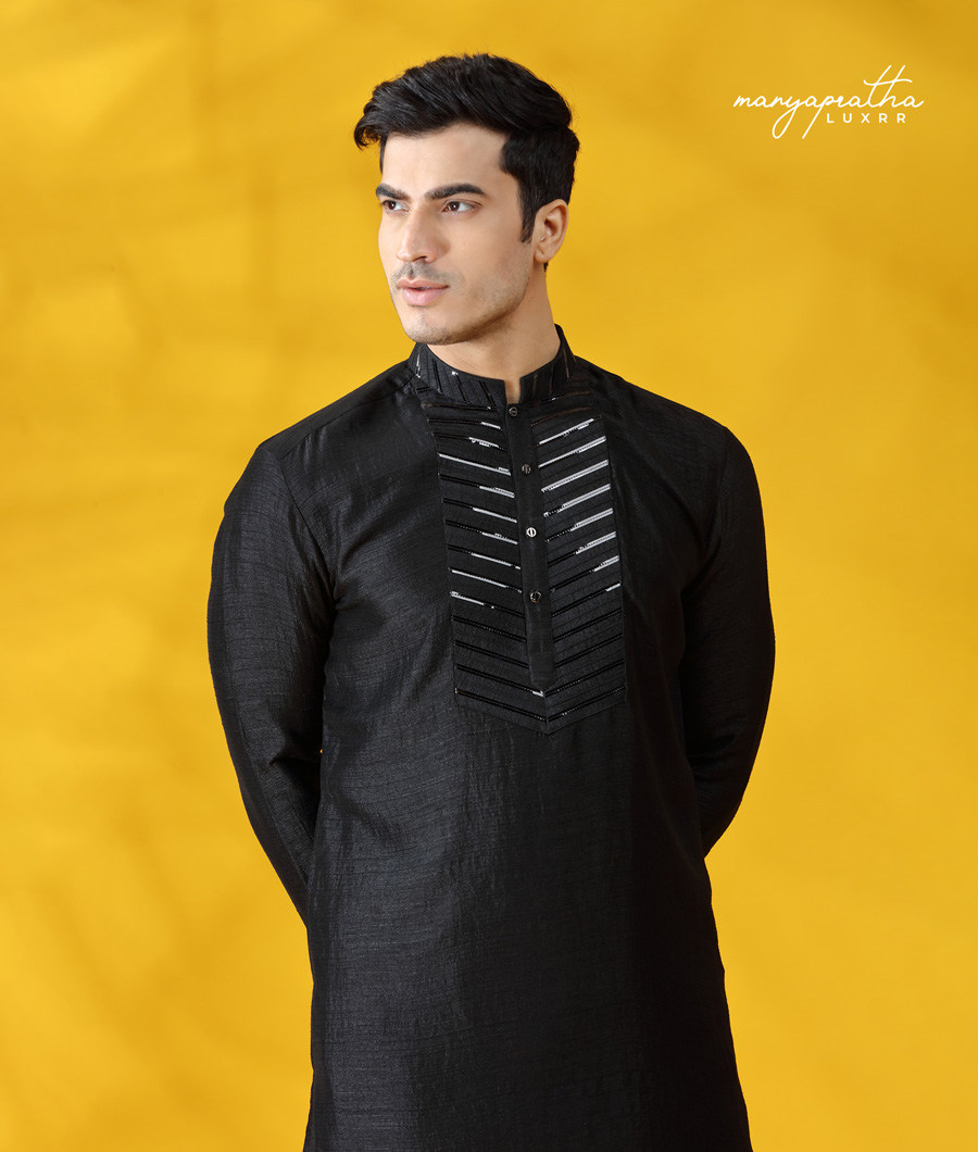 Black Polymer Kurta5
