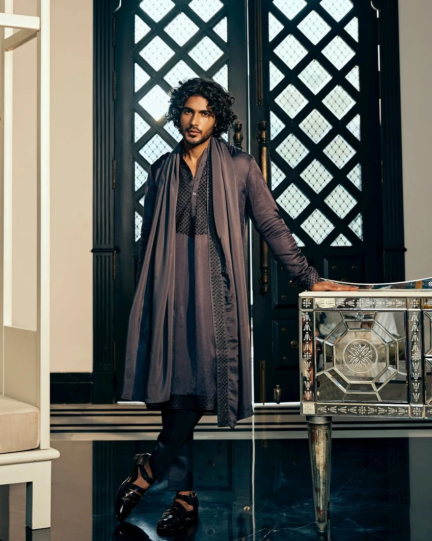 metallic-blue-kurta-00754-b