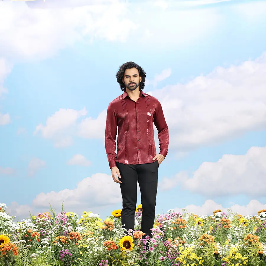 maroon-designer-shirt-00791-c