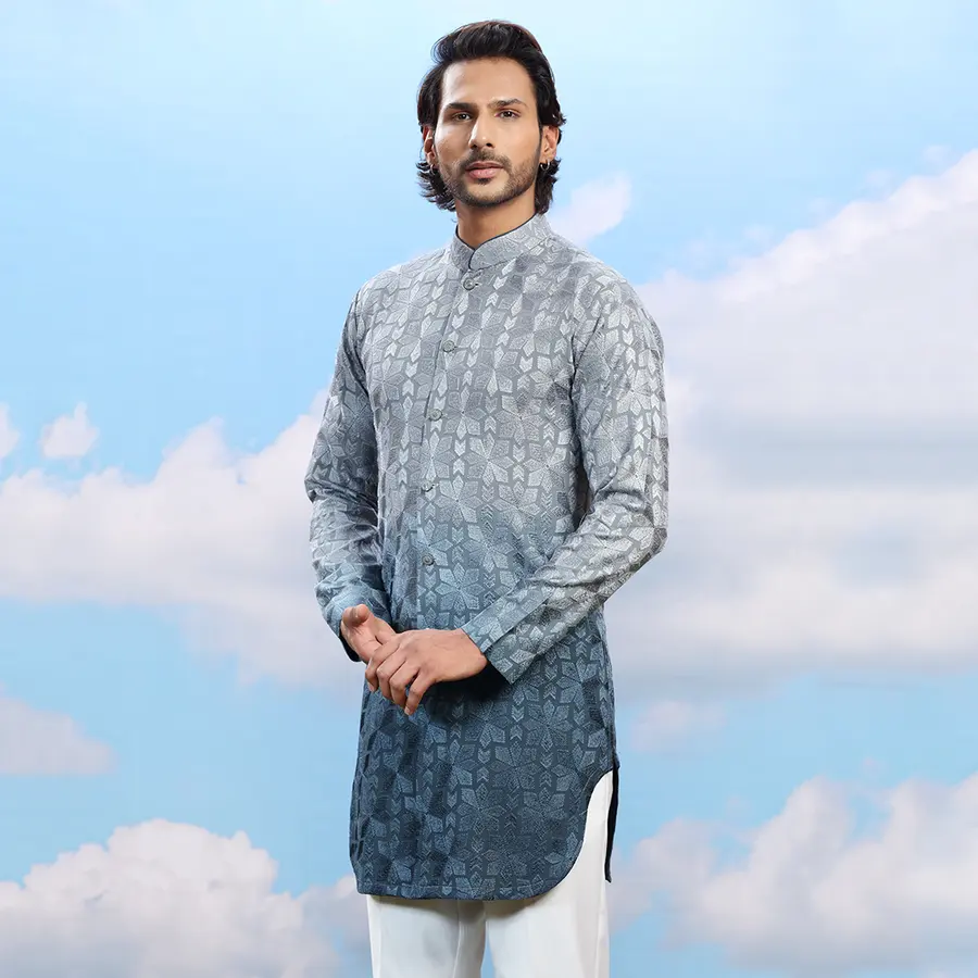 grey-blue-designer-kurta-set-00810-a