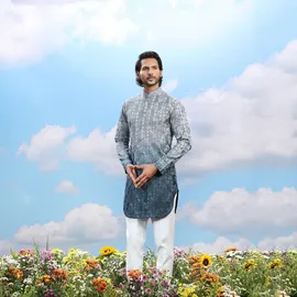 grey-blue-designer-kurta-set-00810-b
