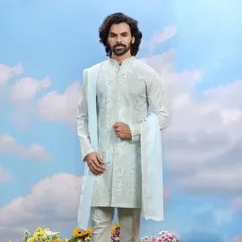 light-blue-designer-kurta-00813-a