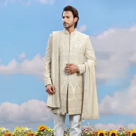 off-white-silk-designer-sherwani-00827-b