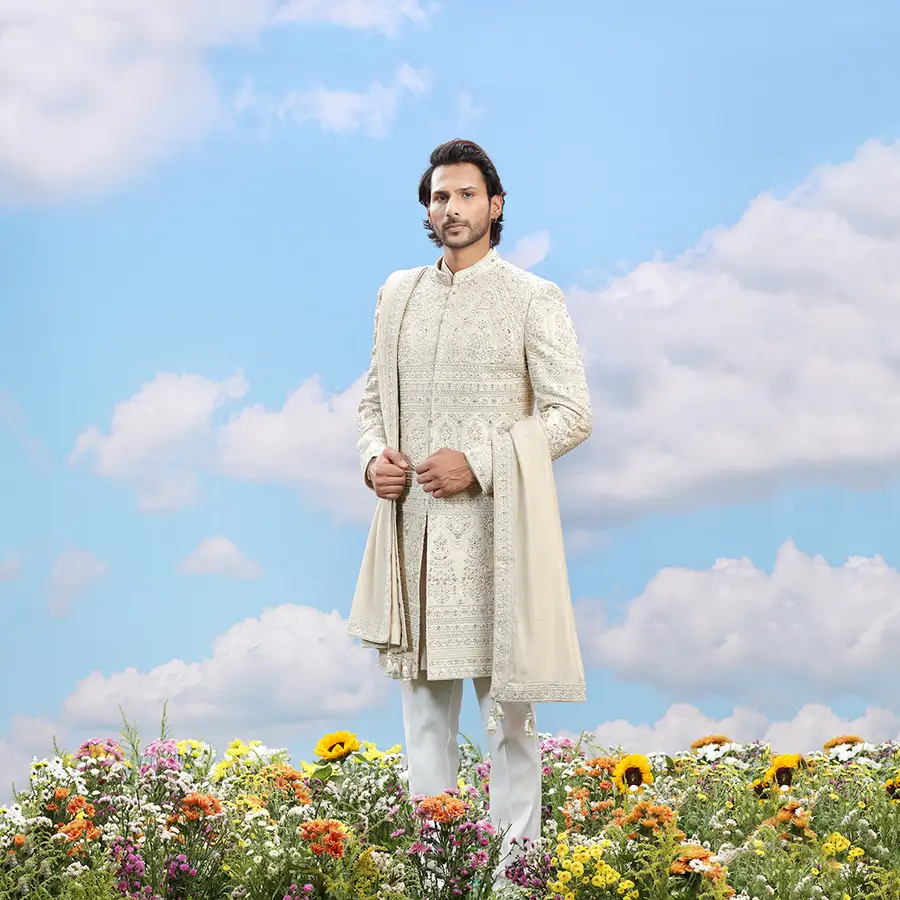 off-white-silk-designer-sherwani-00827-e