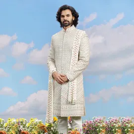 off-white-silk-designer-sherwani-00828-a