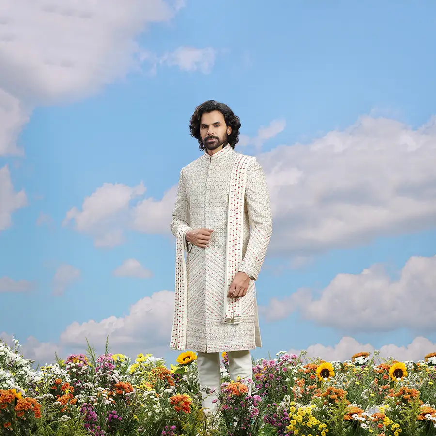 off-white-silk-designer-sherwani-00828-c