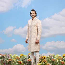 light-peach-silk-designer-sherwani-00829-b