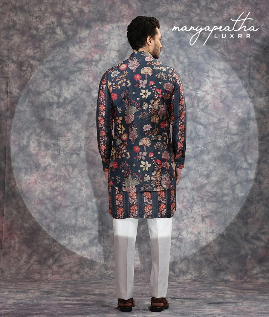 Anaasir Navy Kurta Set6