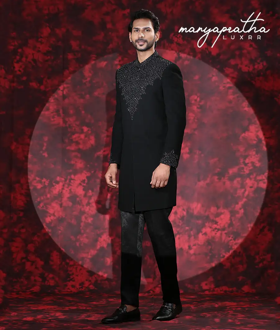 Silas Black Sherwani3