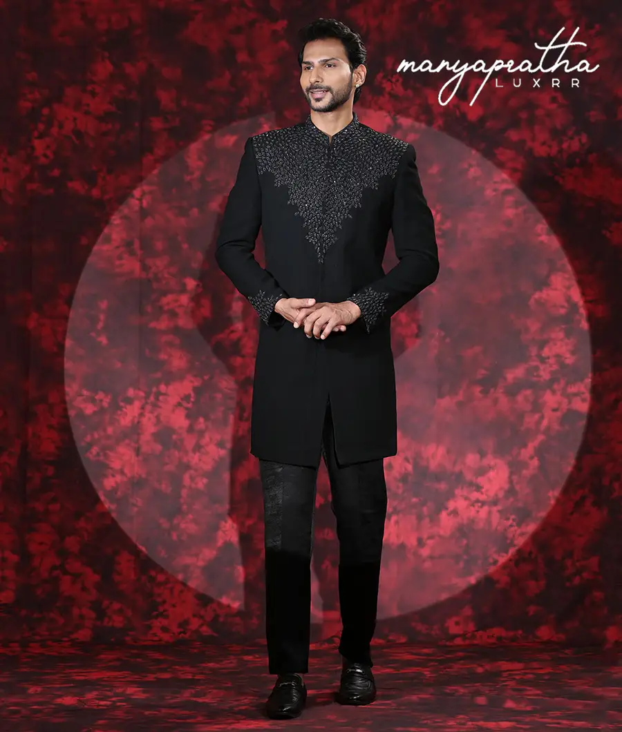 Silas Black Sherwani4