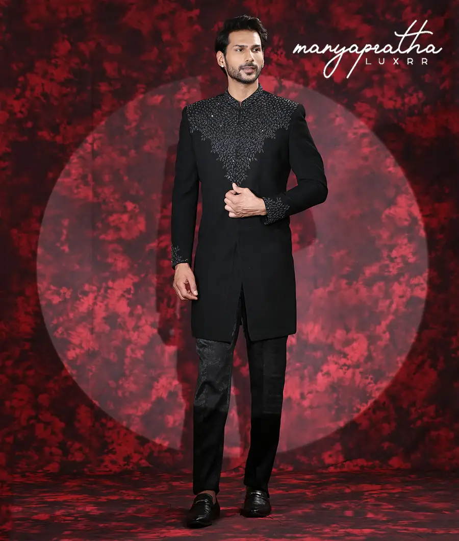 Silas Black Sherwani5