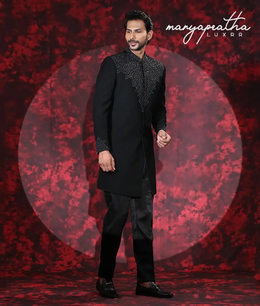 Silas Black Sherwani6