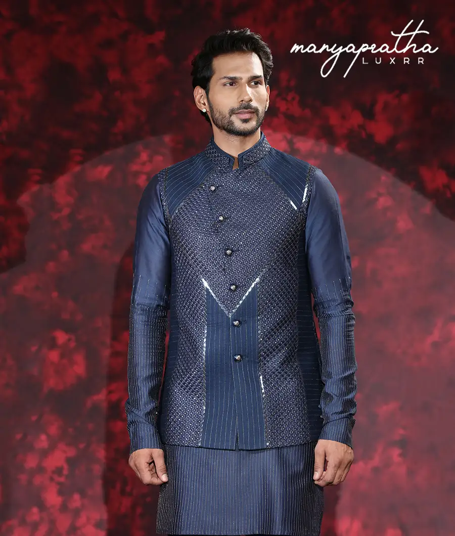 Beckett Blue Kurta2