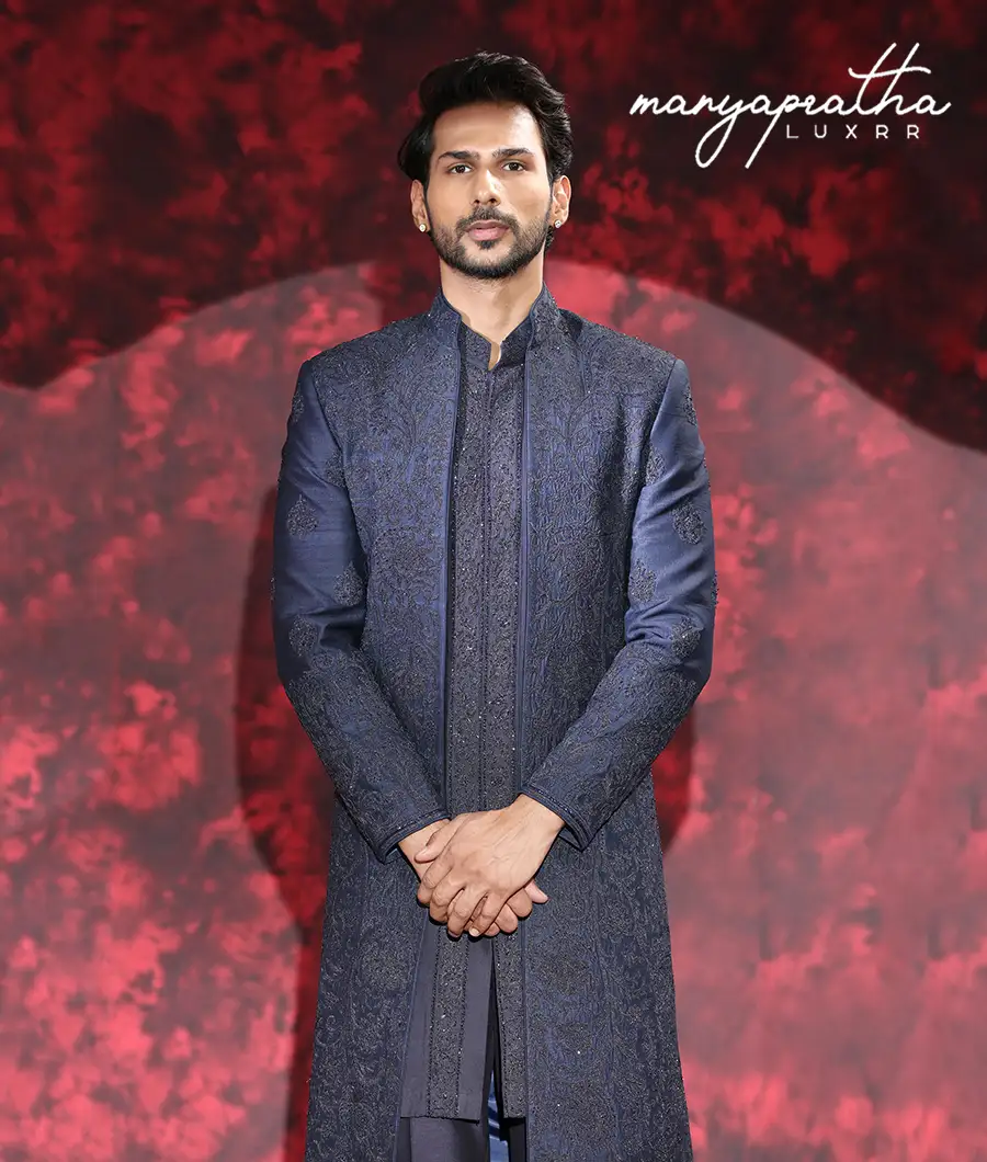 Lulu Embroidered Purple Indo-Western Outfit1