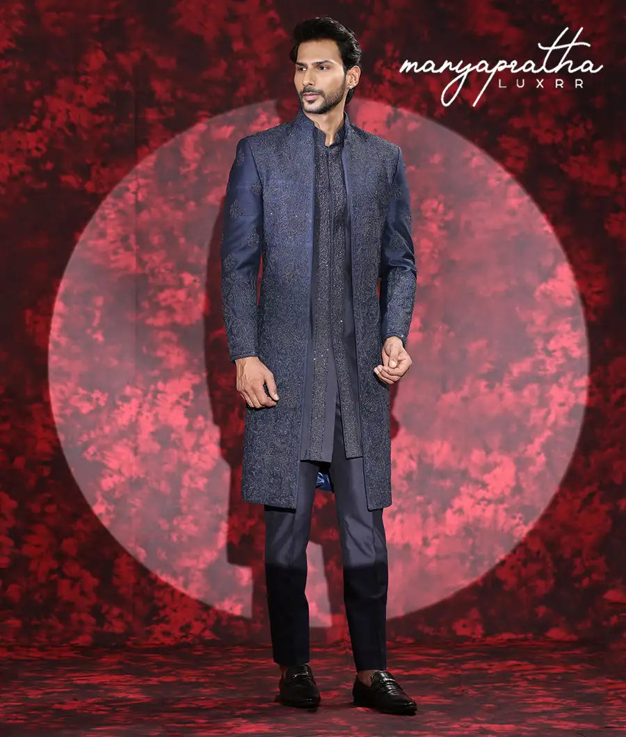 Lulu Embroidered Purple Indo-Western Outfit4