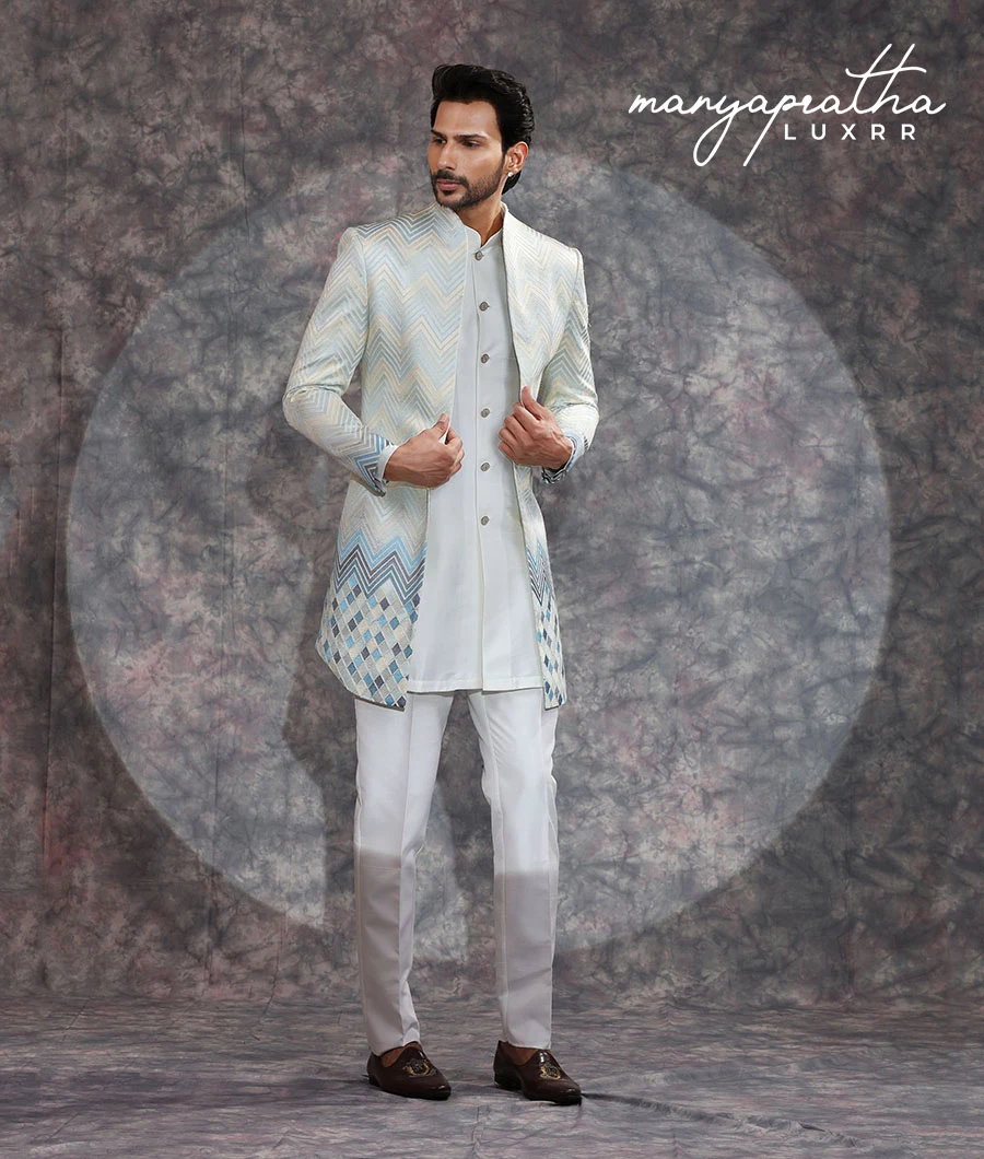 Atlas Pastel Blue Indo-Western Outfit3