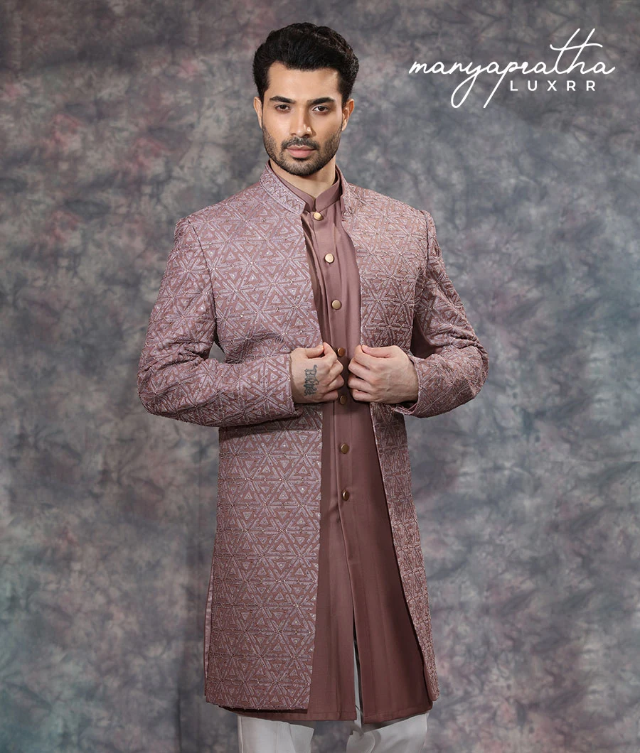 Augustus Rust Indo-Western Outfit2