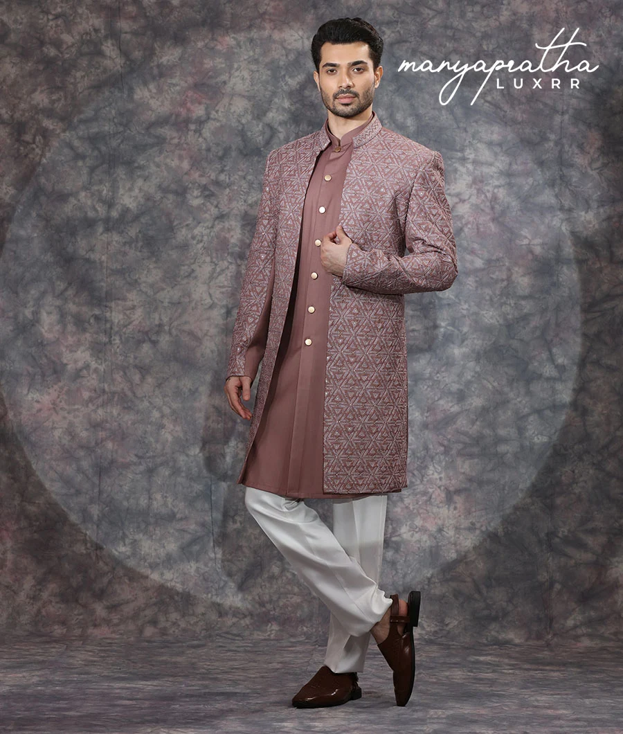 Augustus Rust Indo-Western Outfit3