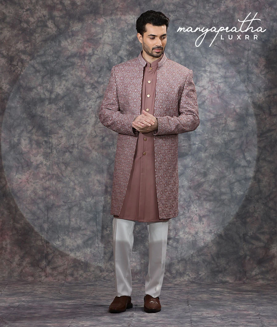 Augustus Rust Indo-Western Outfit5