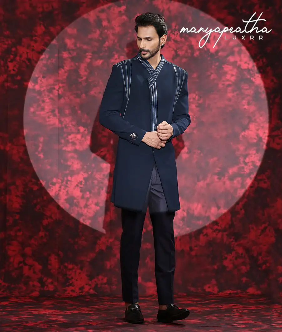 Rads Navy Indo-Western Outfit5