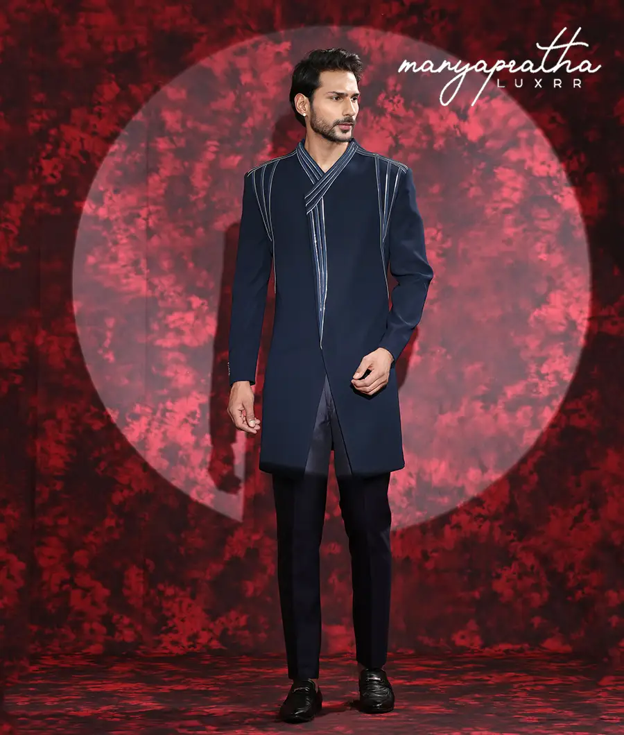 Rads Navy Indo-Western Outfit7