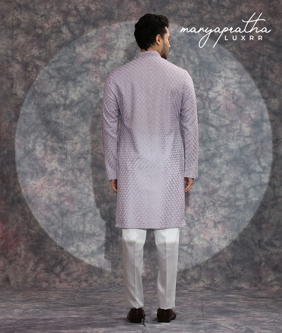 Zephyr Lilac Kurta Set6