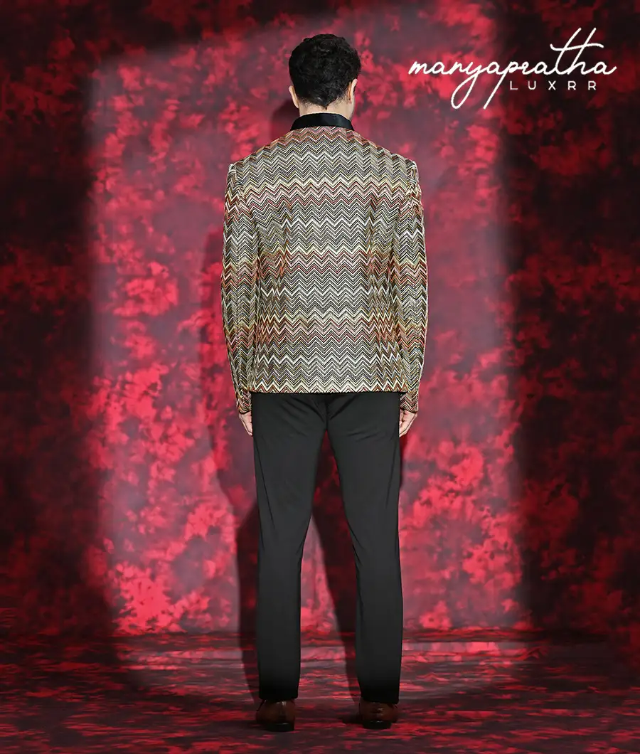 Serene Geometric Multicolour Jacket8