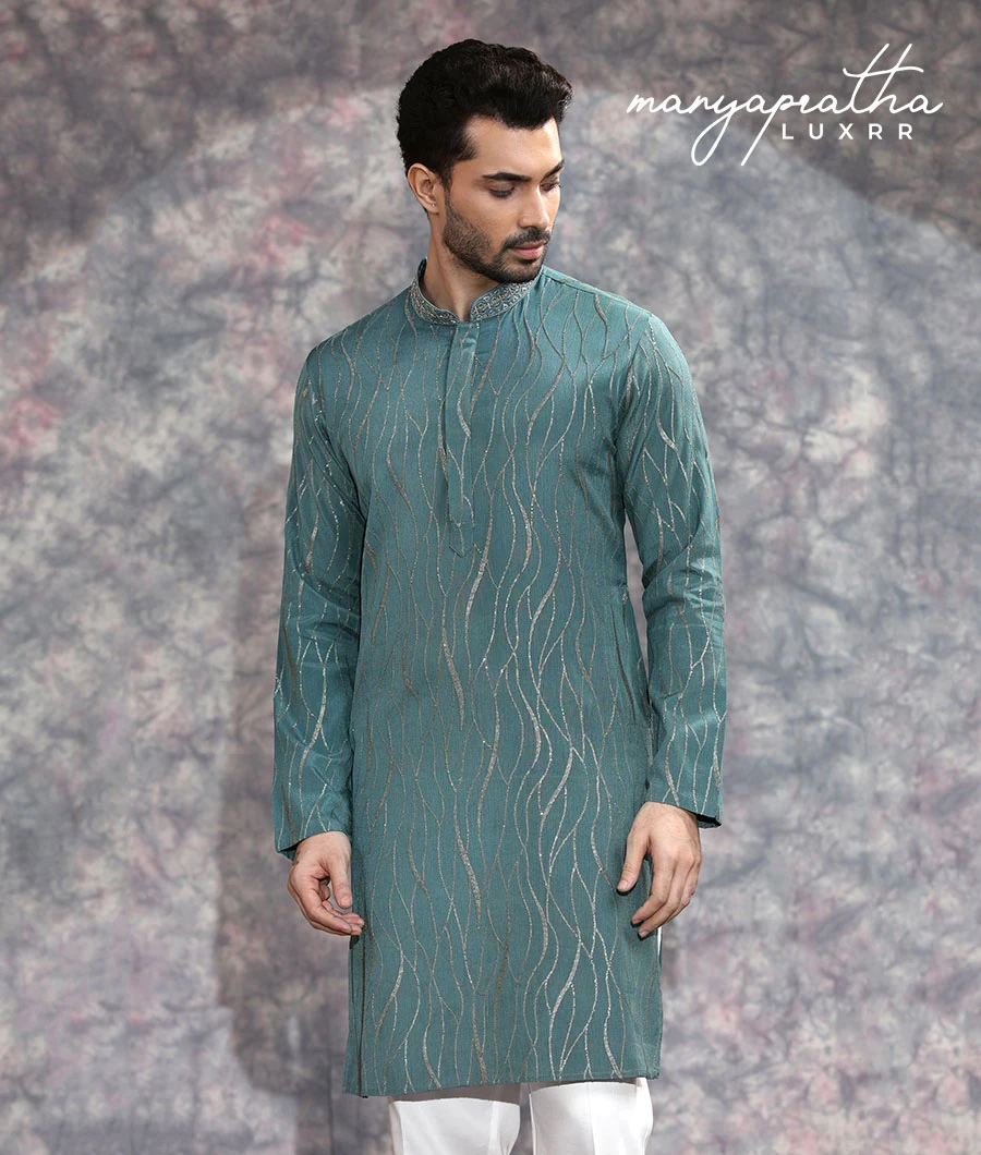 Maverick Green Kurta Set2