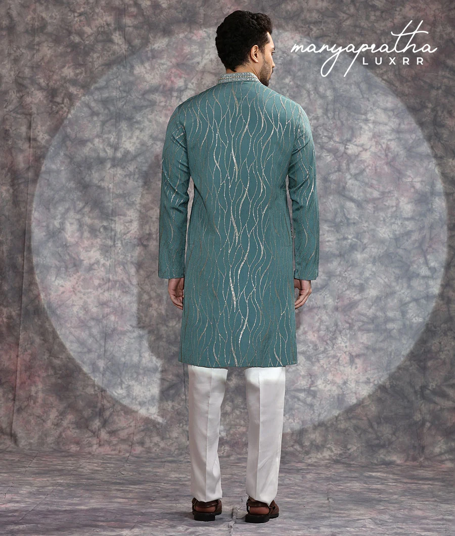 Maverick Green Kurta Set6