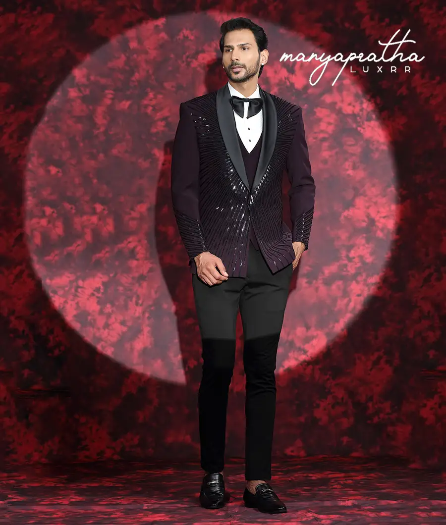 Theseus Maroon Tuxedo6