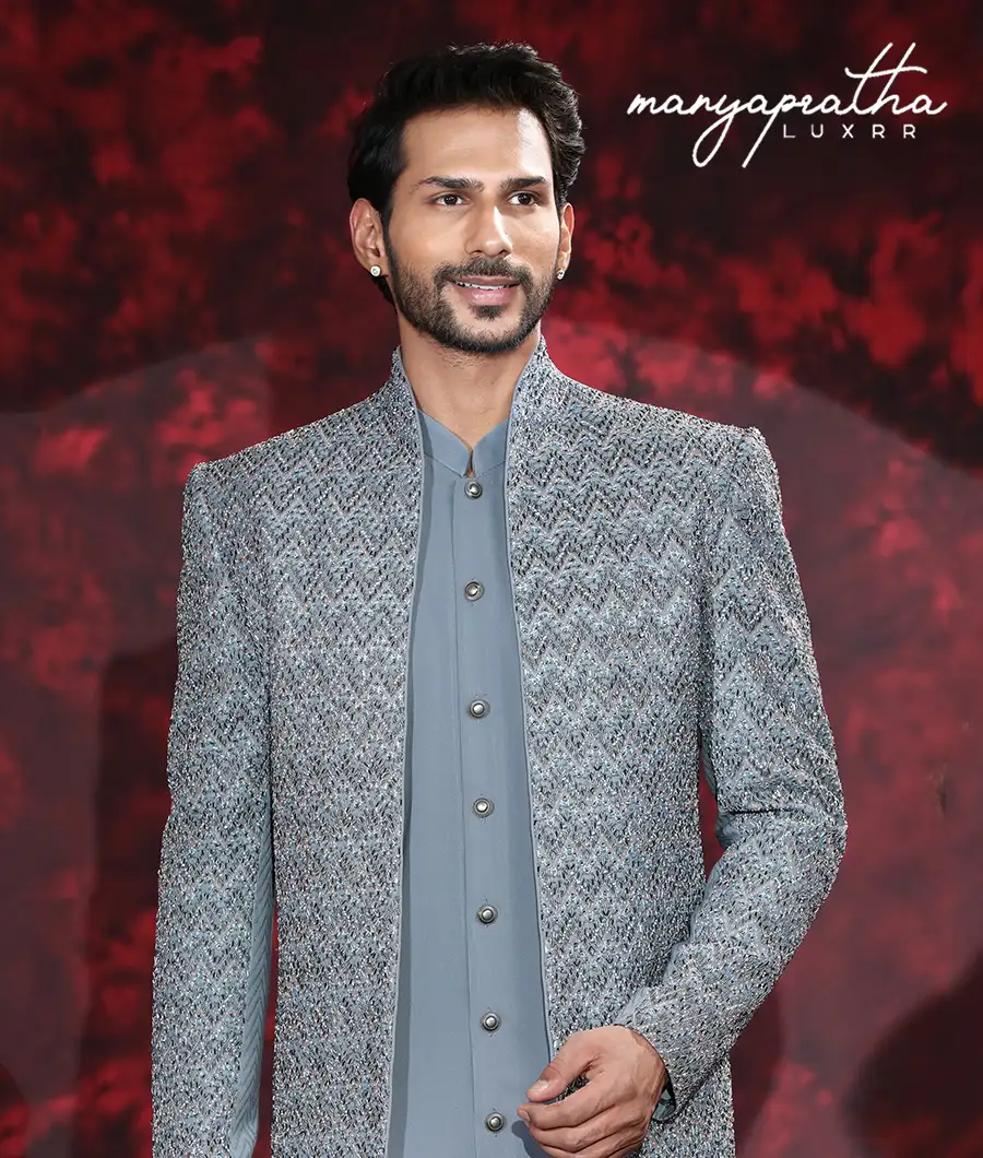 Suzz Grey Indo-Western Outfit2