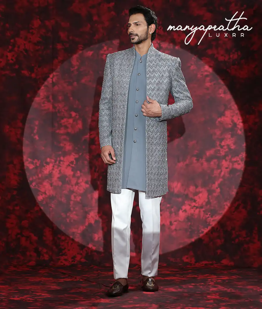 Suzz Grey Indo-Western Outfit6