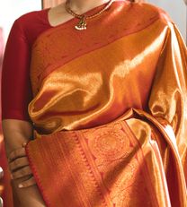Gold Tissue Kanchipuram Silk Saree3
