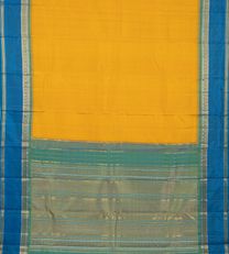 Mango Yellow Kanchipuram Silk Saree3