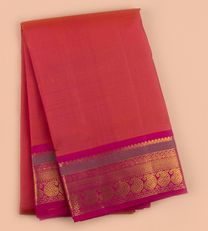 Punch Pink Kanchipuram Silk Saree1
