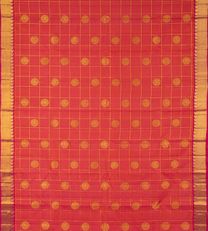 Orange Kanchipuram Silk Saree2