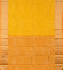 Yellow kanchipuram Silk Saree3