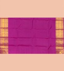 Orangish Pink Kanchipuram Silk Saree4