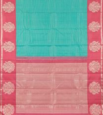 Baby Blue Kanchipuram Silk Saree3