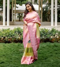 Multi colour Kanchipuram silk saree3