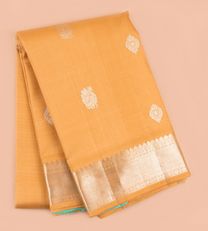 Light Peach Kanchipuram Silk Saree1
