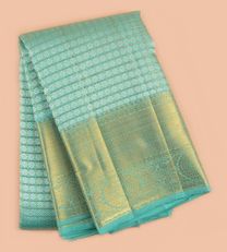 Pastel Blue Kanchipuram Silk Saree1