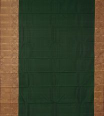 Dark Green Kanchipuram Silk Saree2